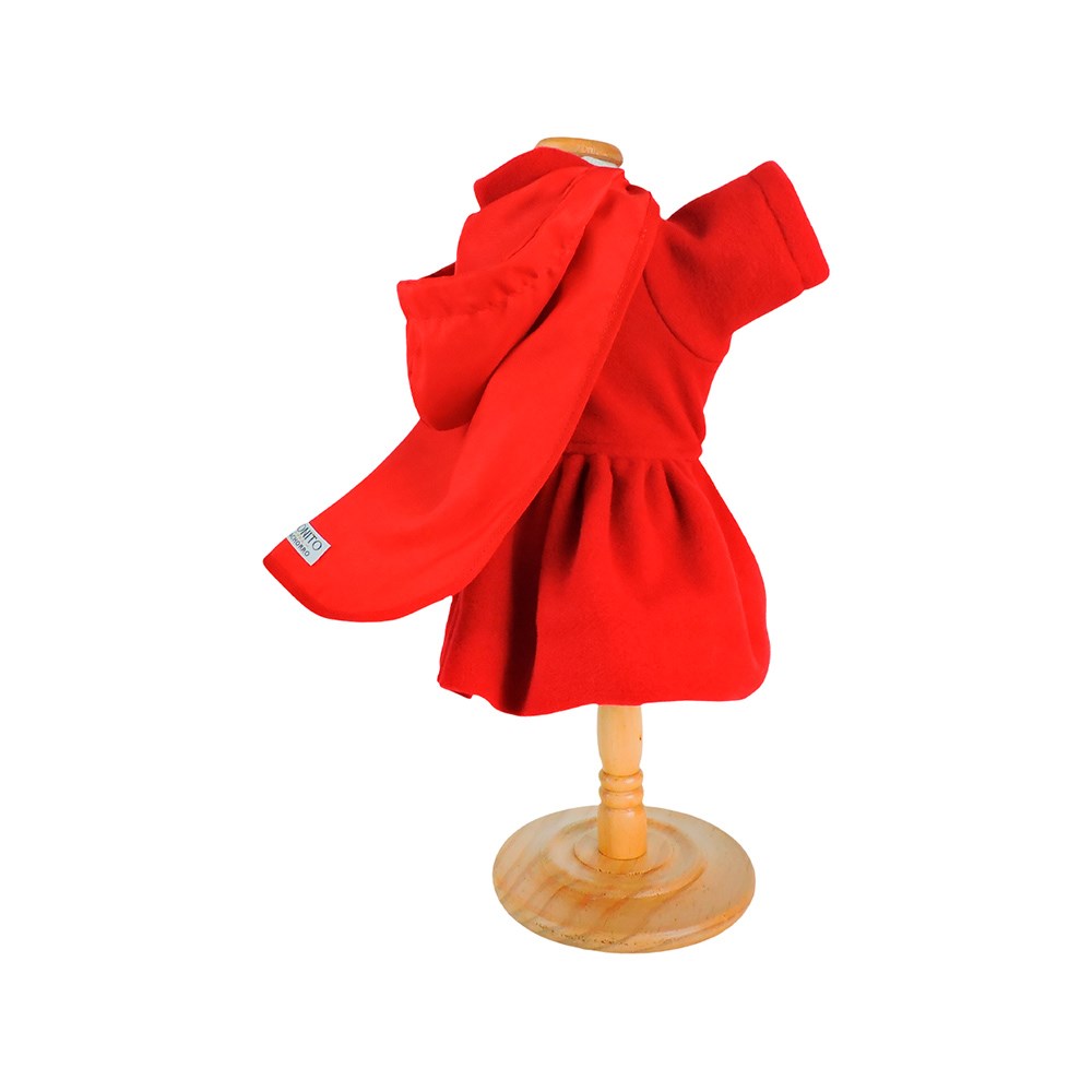 Vestido Bonito pra Cachorro Chapeuzinho Vermelho para Cães
