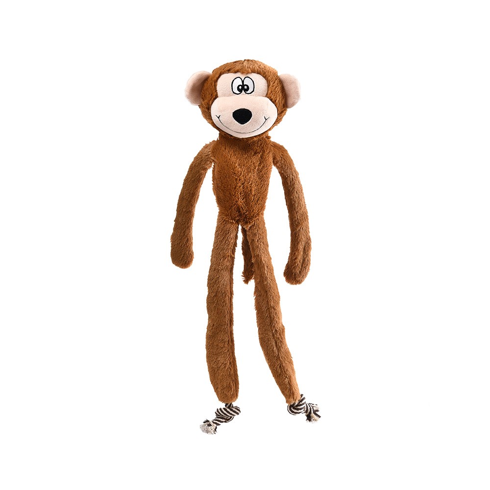 Brinquedo Chalesco Long Plush Macaco para Cães