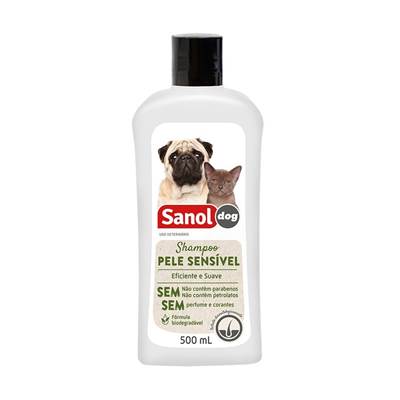 Shampoo Sanol Dog Peles Sensíveis 500ml
