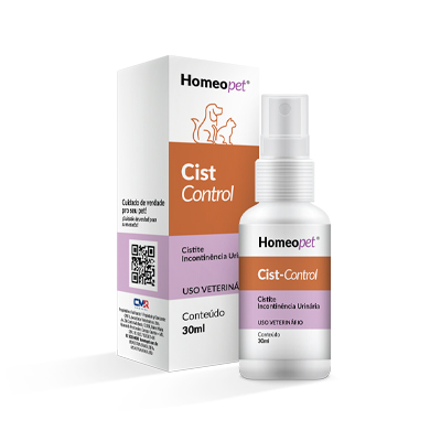 Sistema de Terapia Homeopet para Cães e Gatos Cálculos Renais Cist Control 30ml