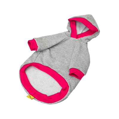 Moletom Cansei de Ser Gato Cinza e Rosa G