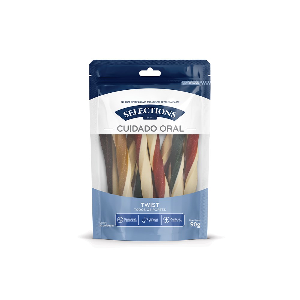Petisco Selections For Pets Twist para Cães