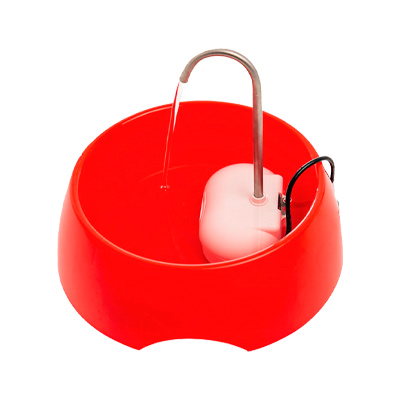 Fonte Aqua Mini Amicus para Cães e Gatos Vermelha Bivolt U
