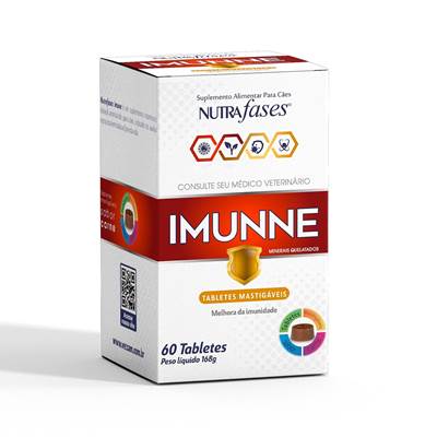 Suplemento Alimentar Nutrafases Imunne para Cães 60 tabletes