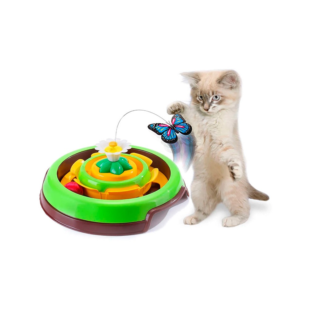 Brinquedo Truqys Cat Spin Verde para Gatos