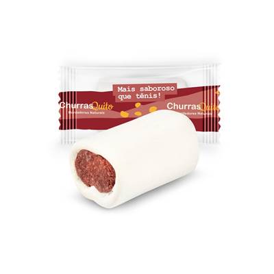 Osso Rodelinha Recheada Churraspet para Cães sabor Carne U
