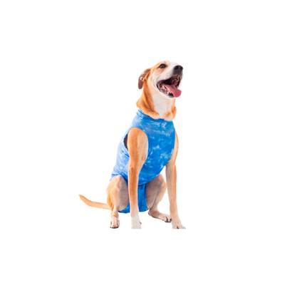 Roupa Pet Med Regata Dry Light Supreme para Cães Cor Azul 12