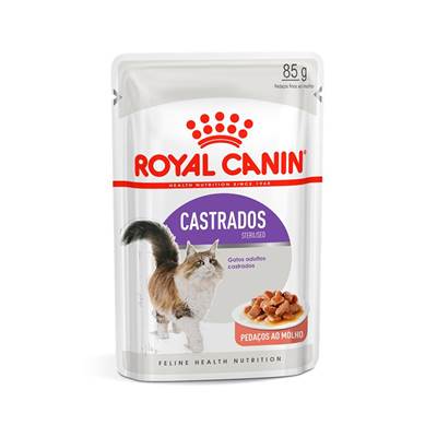 Ração Royal Canin Sachê Sterilised para Gatos Adultos Castrados