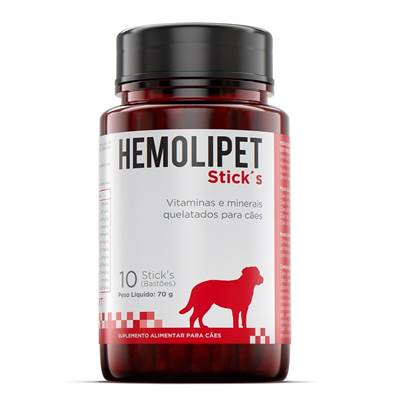 Suplemento Hemolipet Sticks Avert 45 bastões