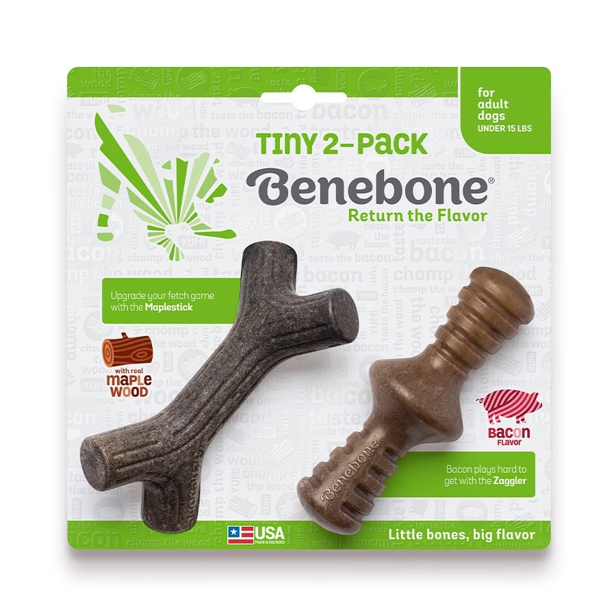 Brinquedo Benebone Tiny 2-Pack Map+Zag