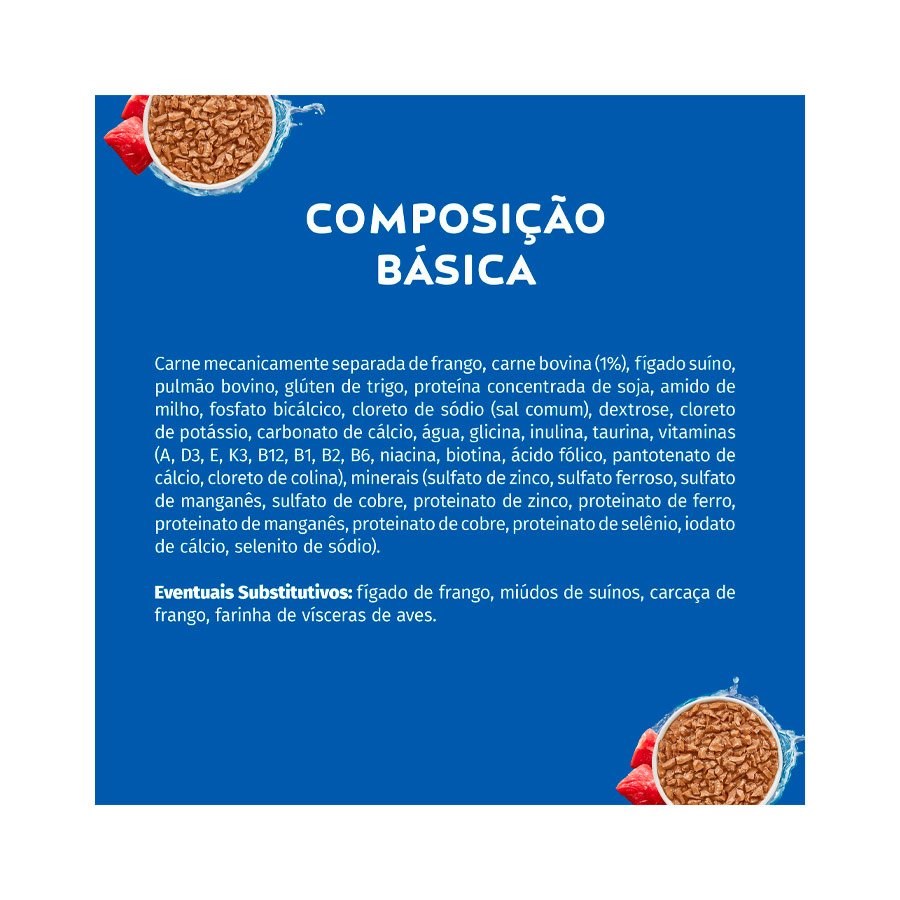 Ração Cat Chow Sachê para Gatos Adultos sabor Carne ao Molho