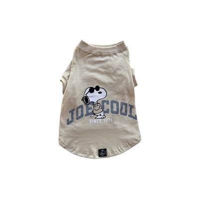 Camiseta Snoopy Joe Cool Bege para Cães GG