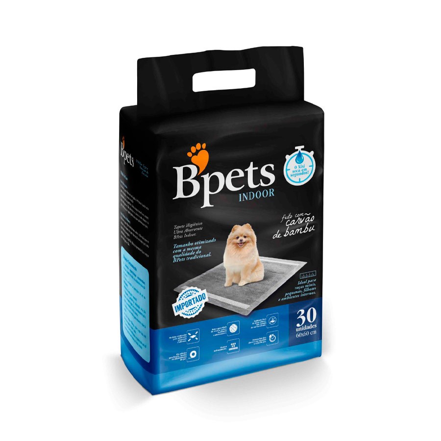 Tapete Higiênico Bpets Carvão De Bambu 