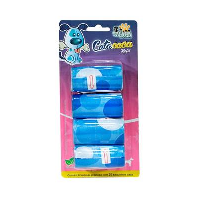Refil Cata Caca Savana Azul para Cães U