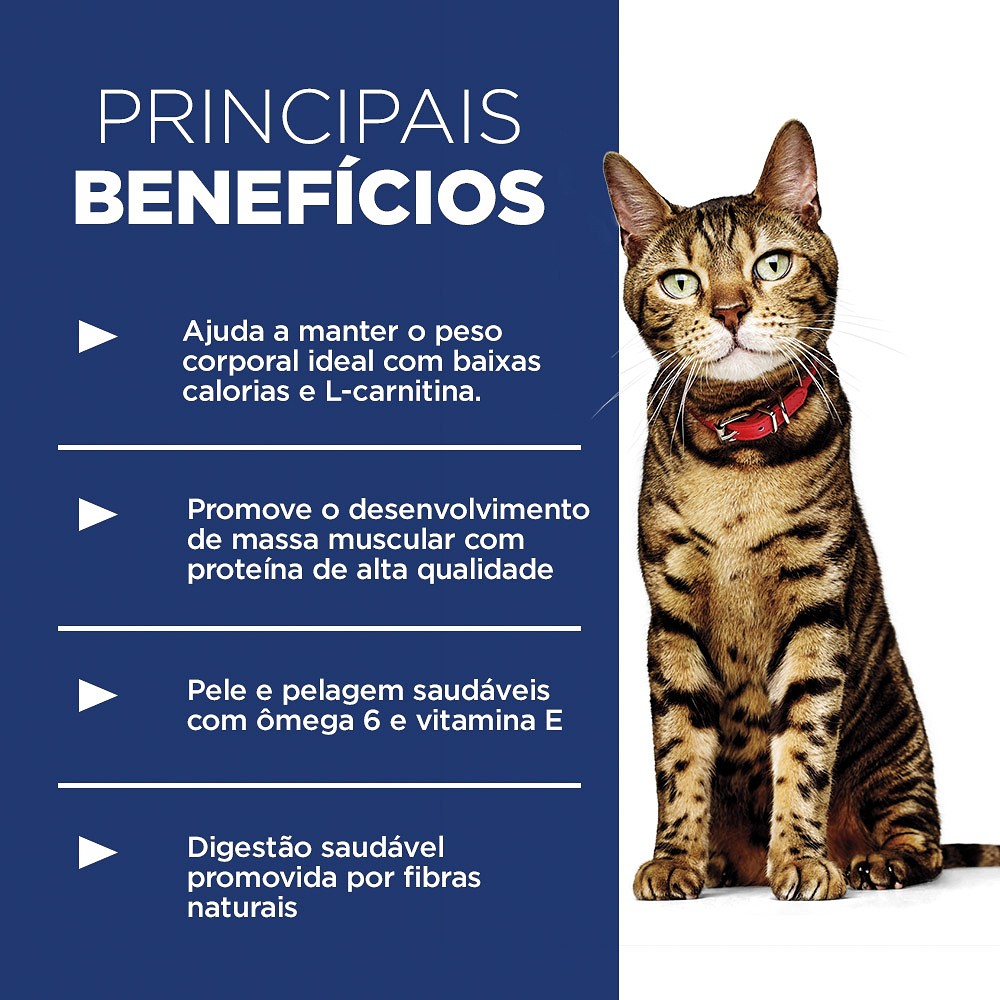 Ração Hill's Science Diet Light para Gatos Adultos