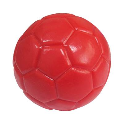 Brinquedo Furacão Pet Bola de Futebol Borracha Maciça Vermelho para Cães U