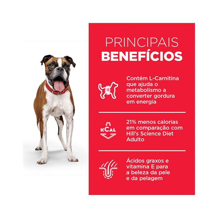 Ração Hill's Science Diet para Cães Adultos Light Original