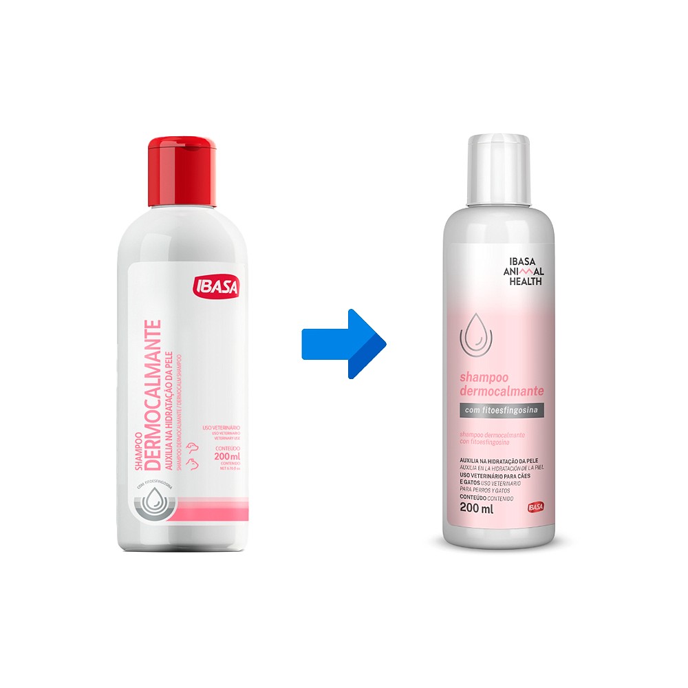 Shampoo Dermocalmante Ibasa para Cães e Gatos