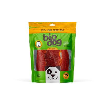 Snack Bio Dog para Cães Adultos e Filhotes Gourmet Soft Steak 100g