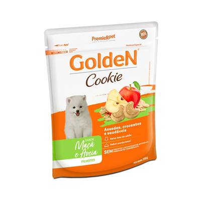 Golden Cookie para Cães Filhotes sabor Maçã e Aveia 350g