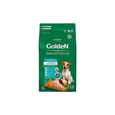 Ração Golden Seleção Natural Mini Bits para Cães de Pequeno Porte Adultos sabor Frango & Arroz