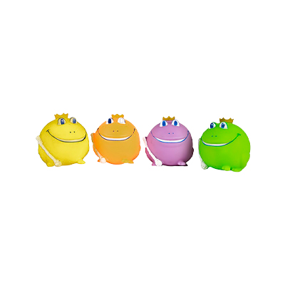 Brinquedo Líder Pet Sapo Rei para Cães - Cores Sortidas U
