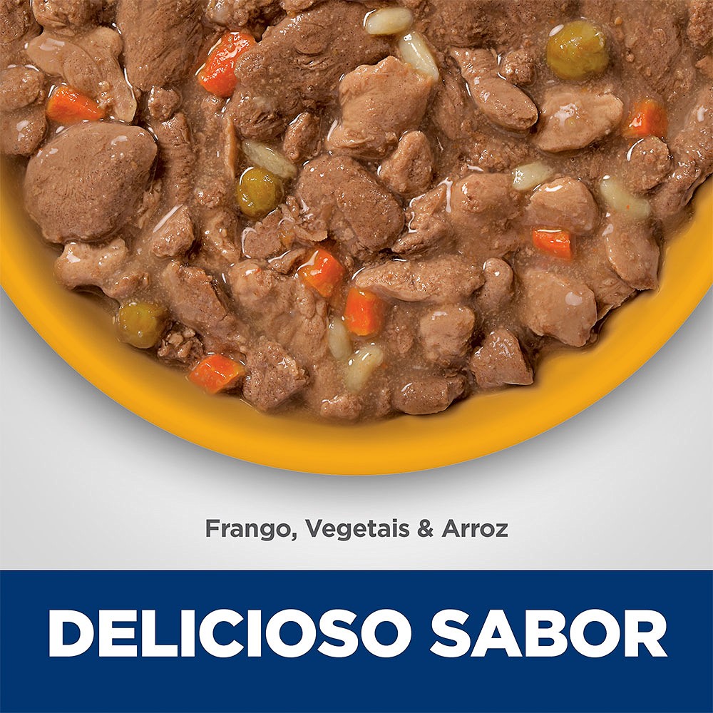 Ração Úmida Hill's Science Diet Digestão Perfeita para Cães Adultos Sabor Frango e Vegetais