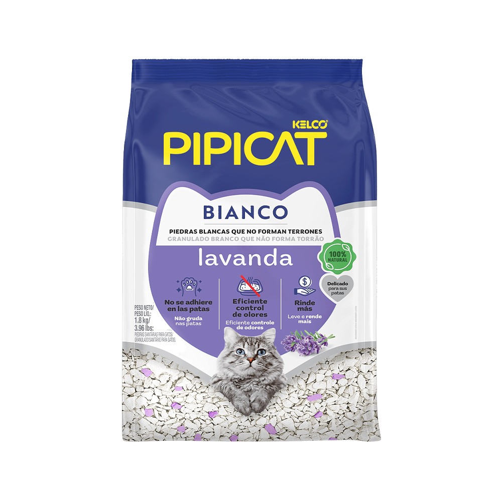 Granulado Sanitário Pipicat Bianco Lavanda