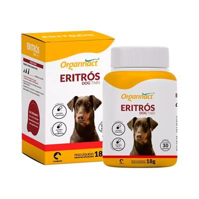 Suplemento Vitamínico Eritrós Dog Tabs 18g
