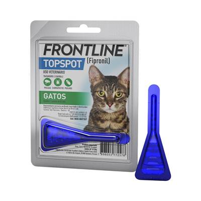 Antipulgas e Carrapatos Frontline Topspot para Gatos 0,5ml