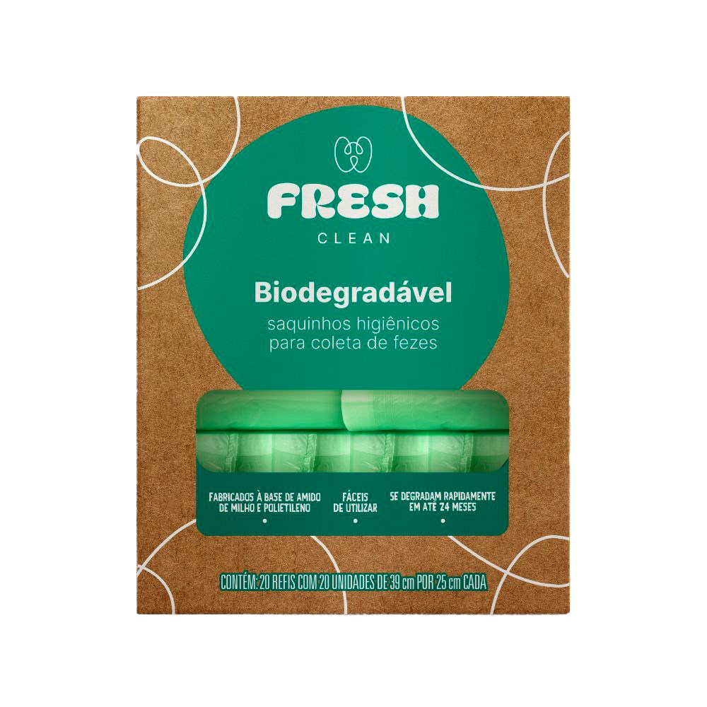Refil Cata Caca Fresh Clean para Cães e Gatos