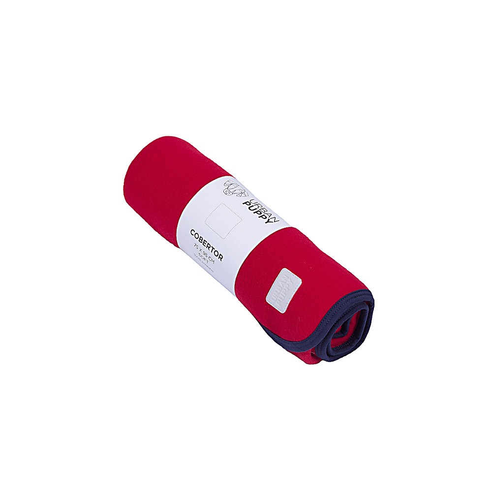 Cobertor Urban Puppy para Cães Soft Vermelho