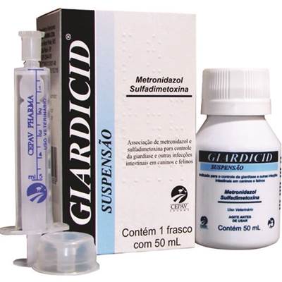 Antibiótico Giardicid Suspensão 50ml
