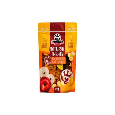 Snack Humaitá Natural para Cães Sabor Suíno, Maçã e Banana 60g
