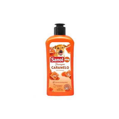 Shampoo Sanol Dog Caramelo para Cães 500ml