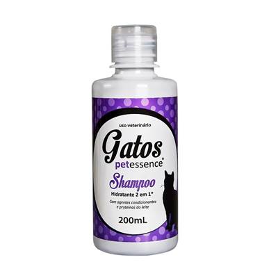 Shampoo Pet Essence Hidratante para Gatos 2 em 1 200ml