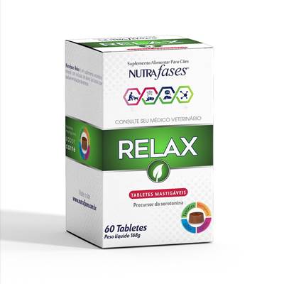 Suplemento Alimentar Nutrafases Relax para Cães 60 tabletes