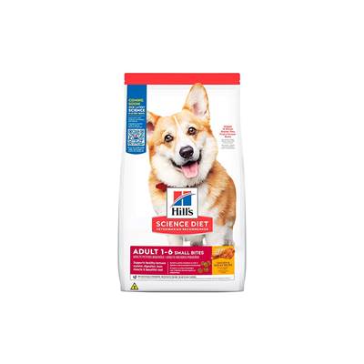 Ração Hill's Science Diet Pedaços Pequenos para Cães Adultos sabor Frango 2.26kg