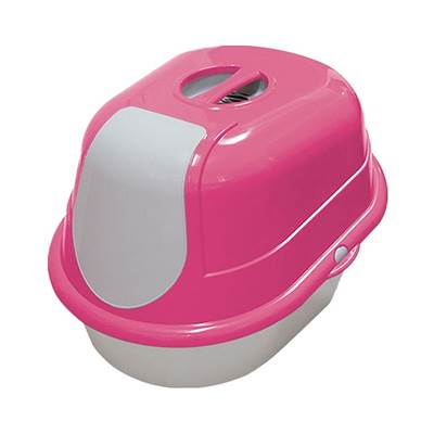 Banheiro Furacão Pet Cat Toalete Rosa para Gatos U