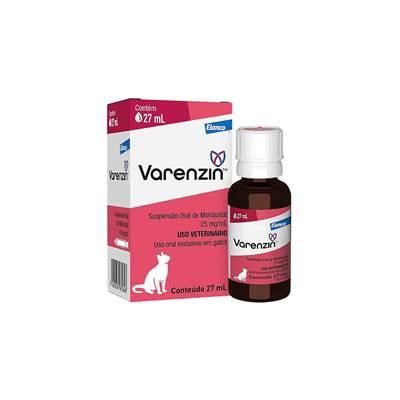 Solução Oral Varenzin Elanco sabor Peixe para Gatos 27ml