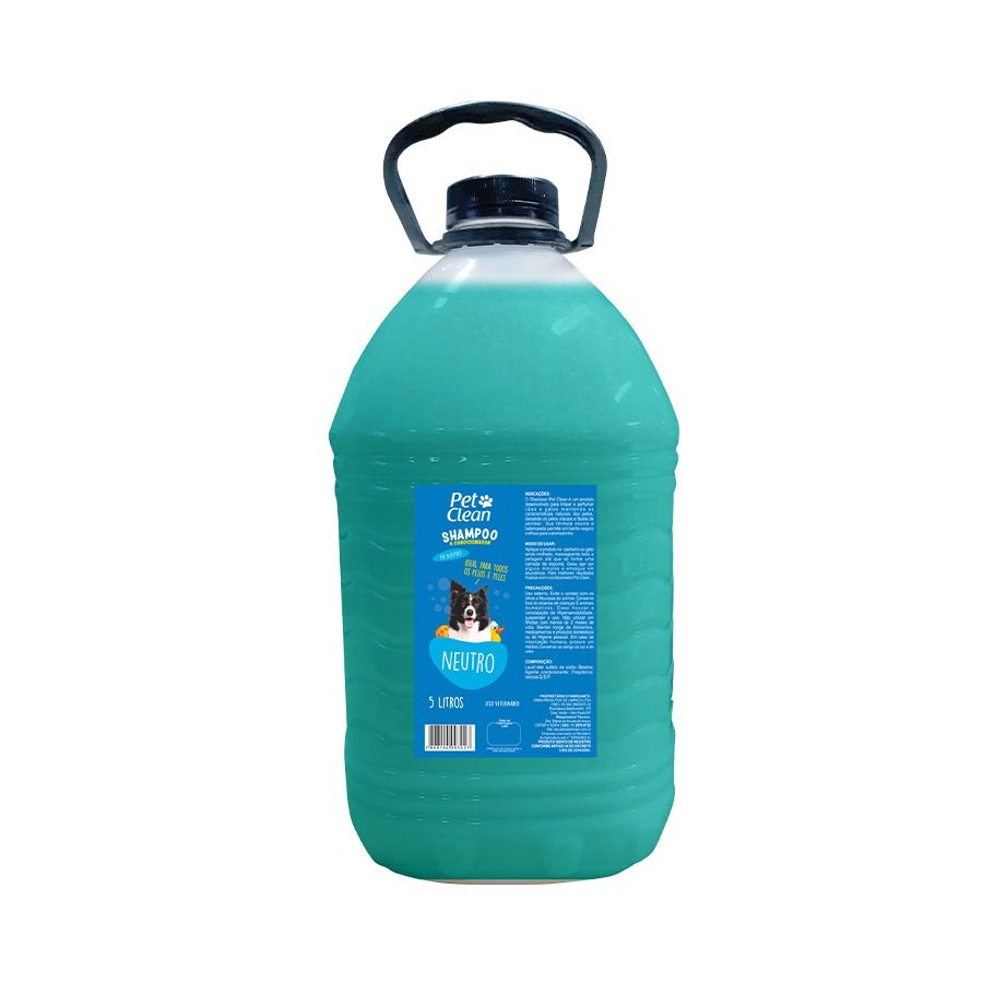 Shampoo e Condicionador Pet Clean Neutro para Cães e Gatos