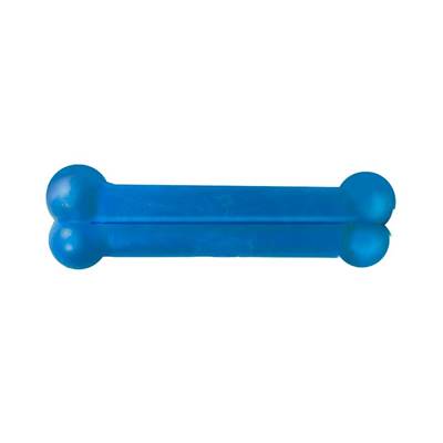 Brinquedo Furacão Pet Osso Plaque Ataque Liso Azul para Cães U