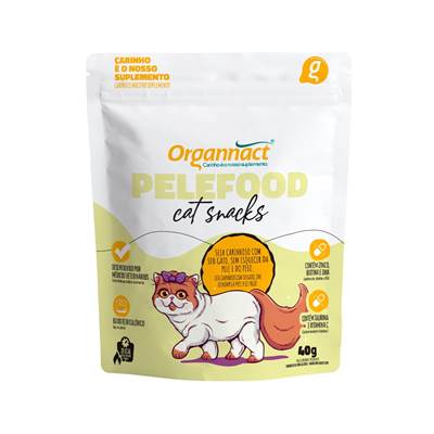 Suplemento Organnact Pelefood Cat Snacks para Gatos