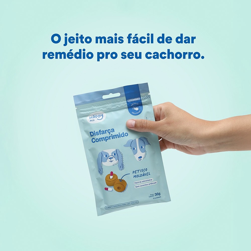 Disfarça Comprimido Happy Med para Cães