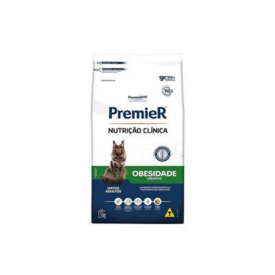 Ração Premier Nutrição Clínica Obesidade para Gatos 1,5kg