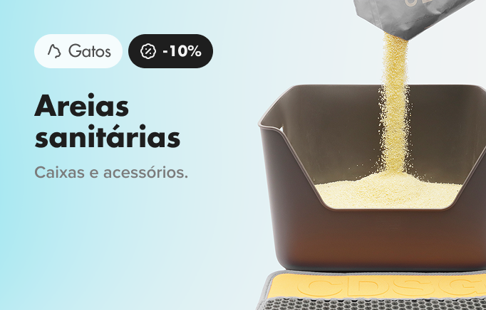 Areia Sanitaria para Gatos