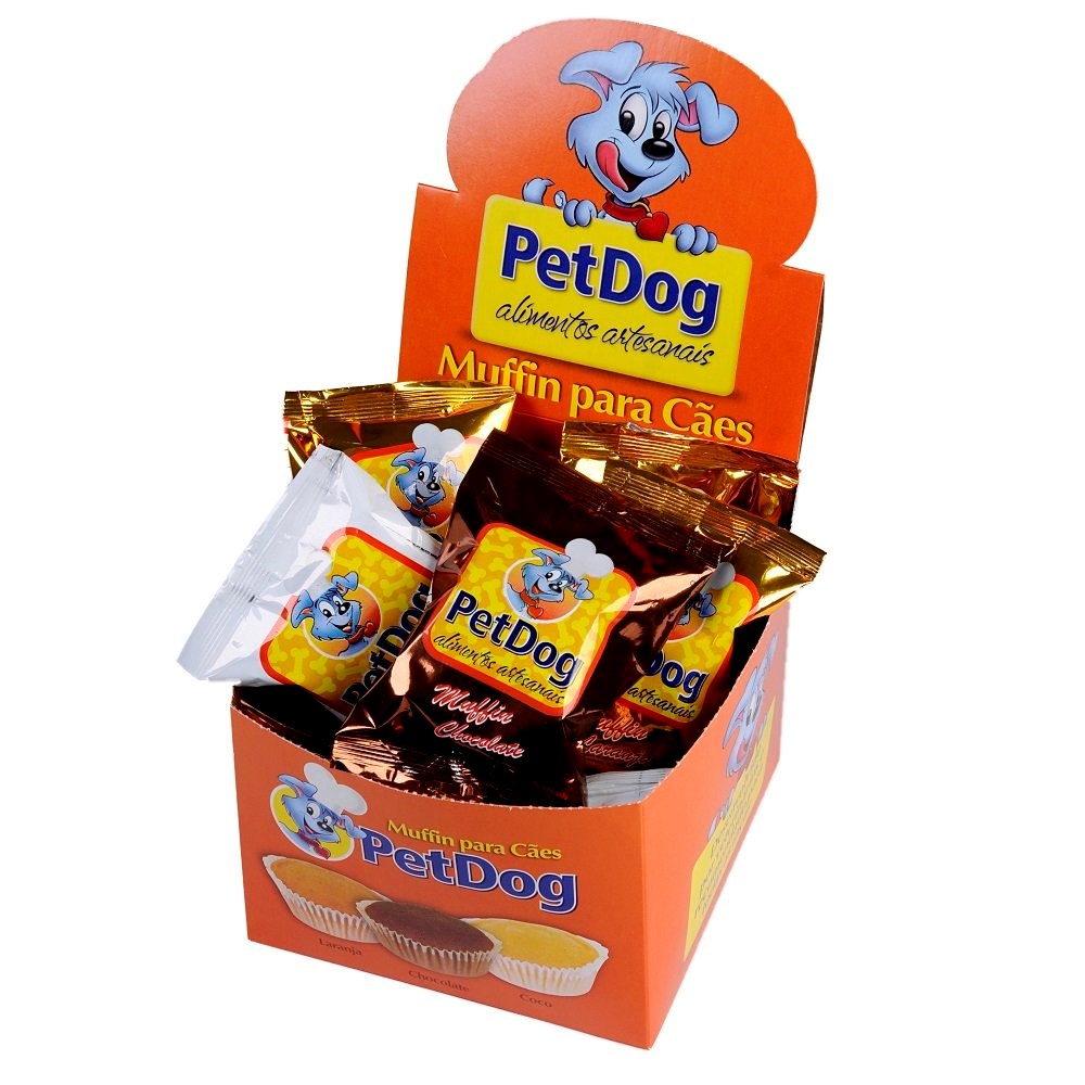 Bolo Pet Dog Muffin para Cães Sabor Coco