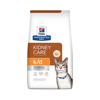 Ração Hill's Prescription Diet K/D para Gatos Adultos - Cuidado Renal 