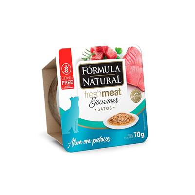 Ração Úmida Fórmula Natural Fresh Meat Gourmet para Gatos sabor Atum 70g