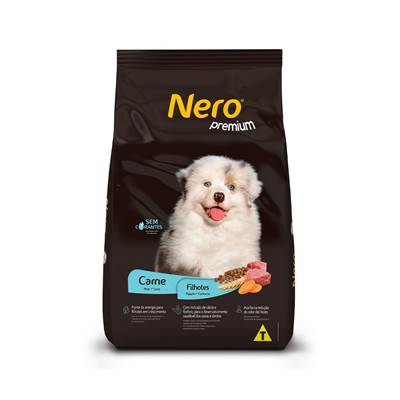 Ração Nero Premium para Cães Filhotes Sabor Carne